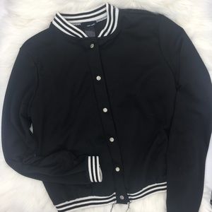 Black And White Varsity Jacket